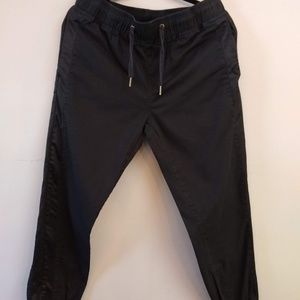 Adam Levine Men's Black Track Jogger Pants Medium